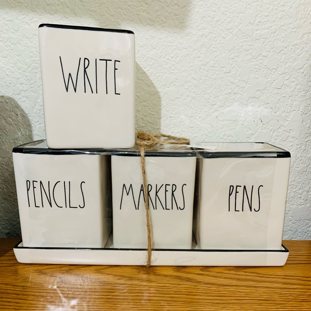 Rae Dunn Write Pens Pencils Markers